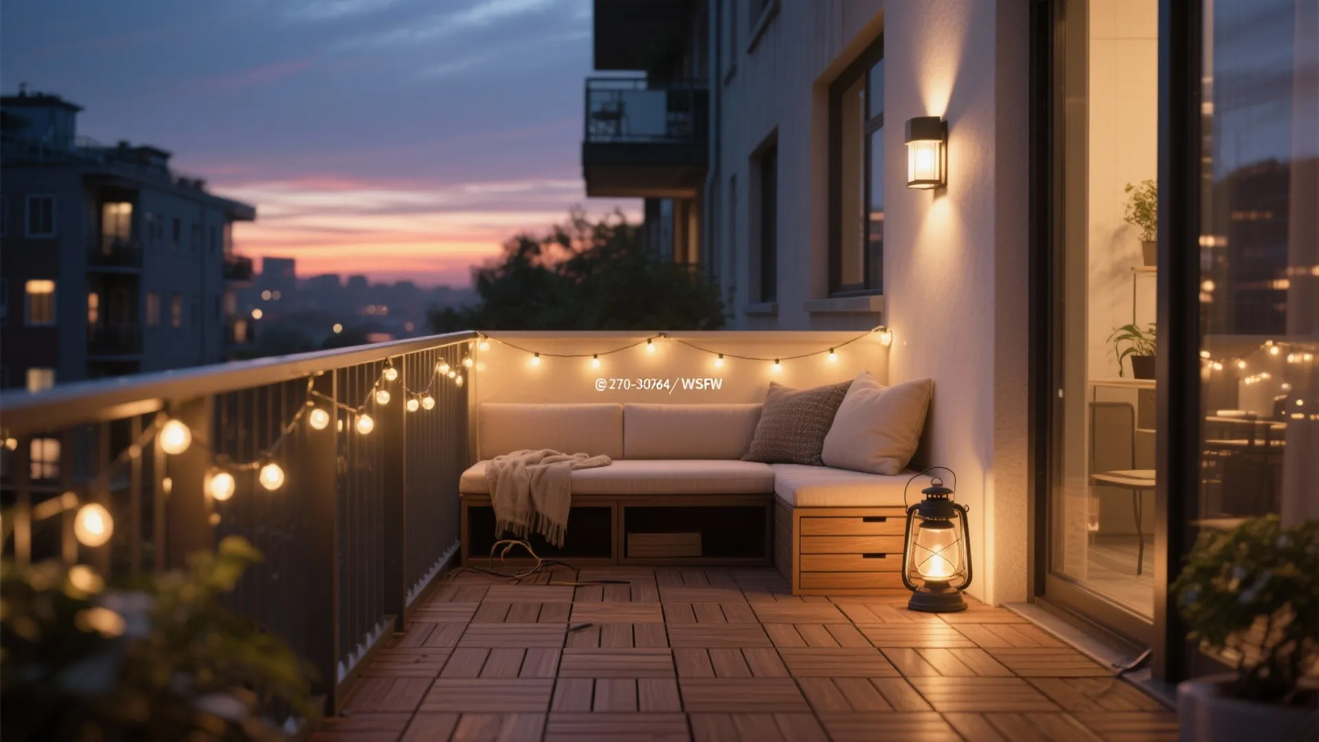 Weather-smart flooring and layered lighting