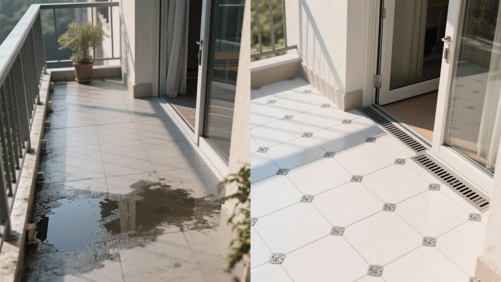 4) Weatherproof decking and smart drainage