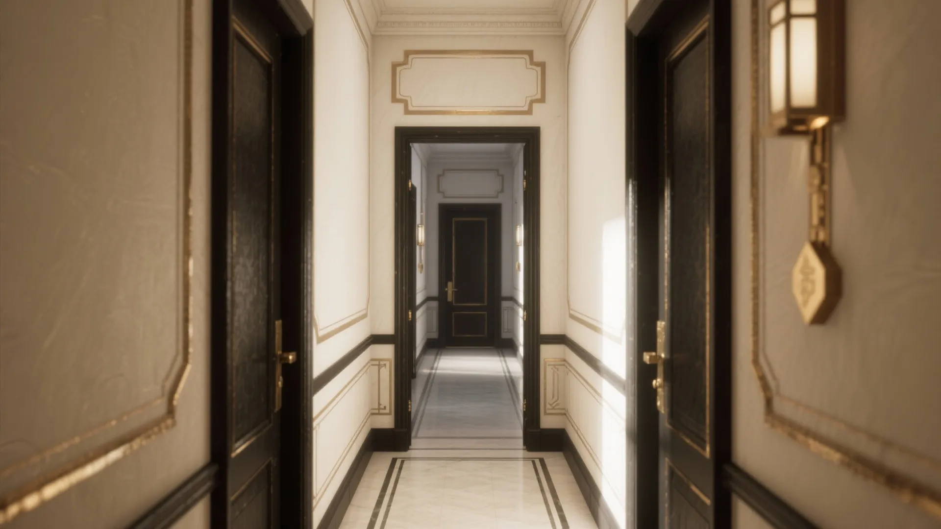 Art-Deco Borders to Frame Doorways