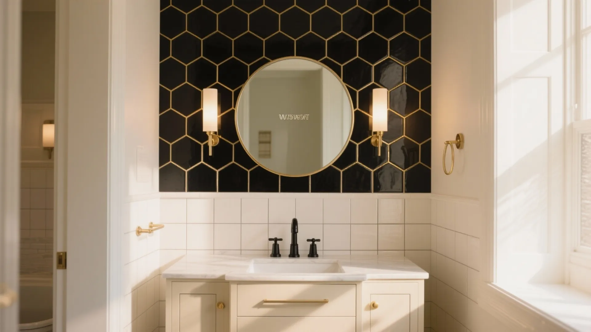 Deco Drama: Geometric Metallic Patterns