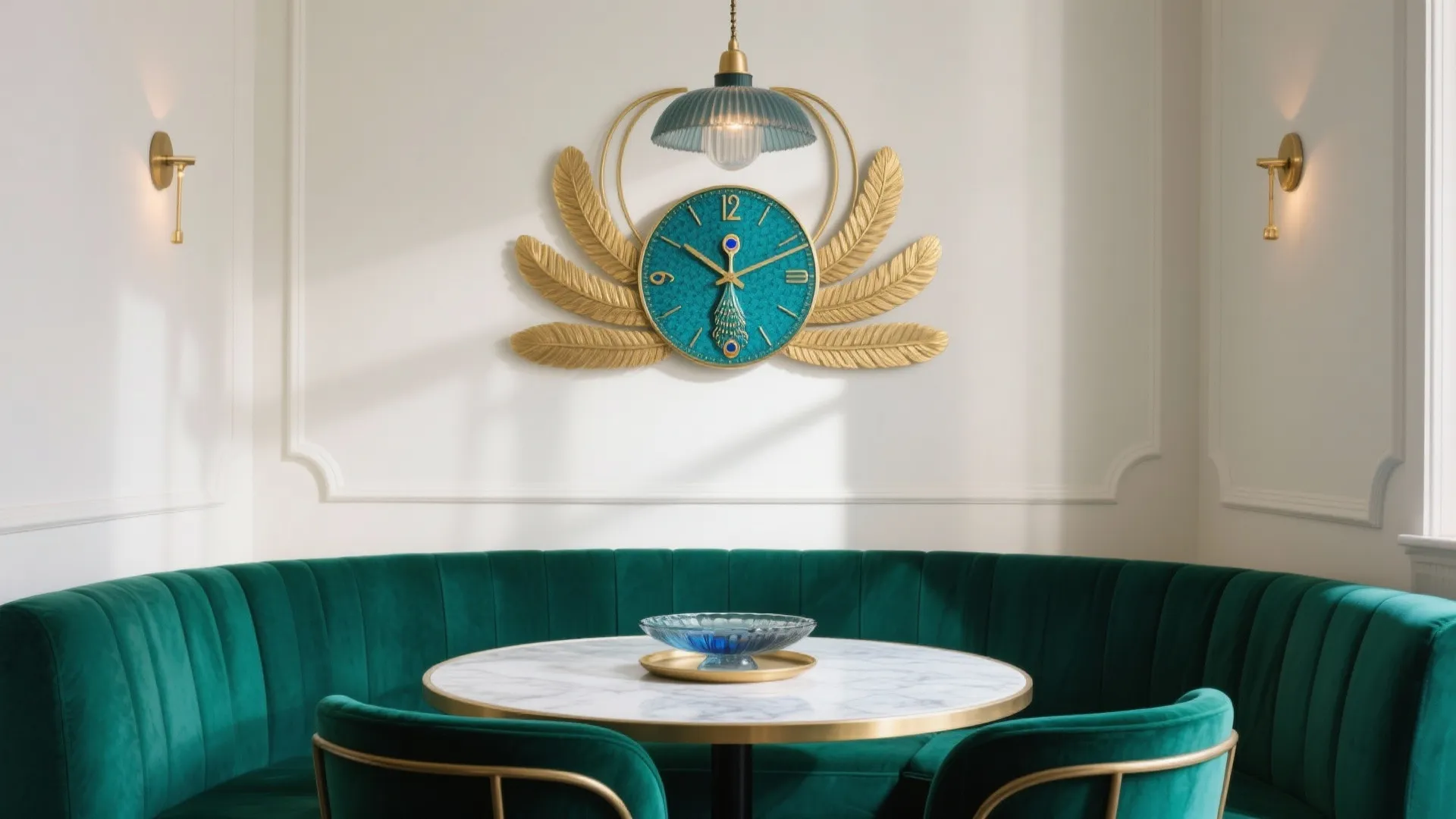 Art Deco Glam: Jewel Tones and Feathered Geometry