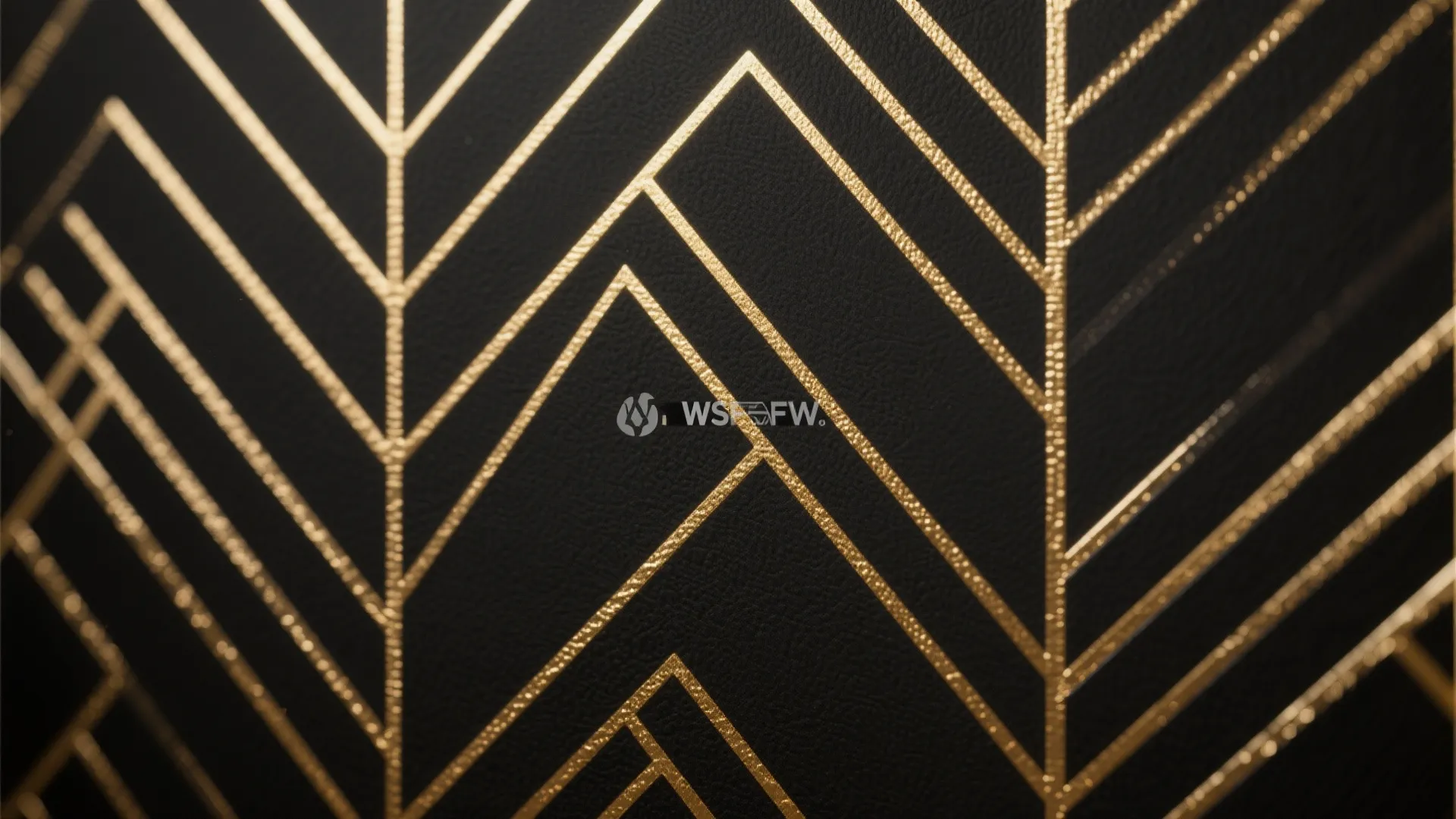 Art Deco Geometry in Black and Gold