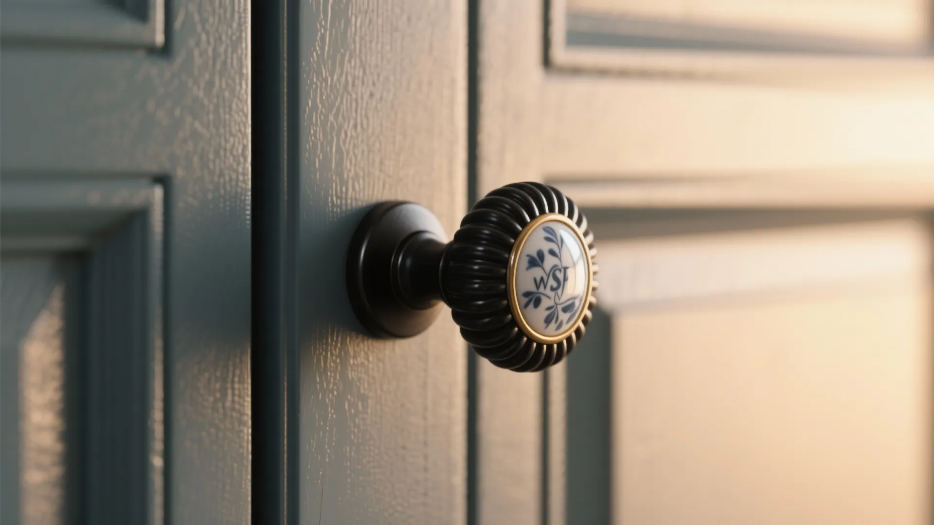 5. Decorative black handles as accent pieces
