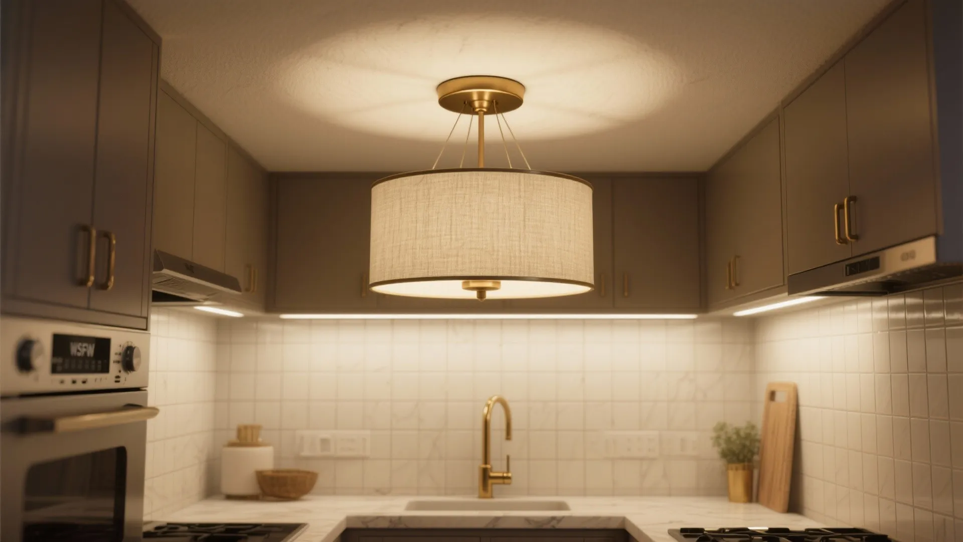 Decorative flush-mounts that double as art