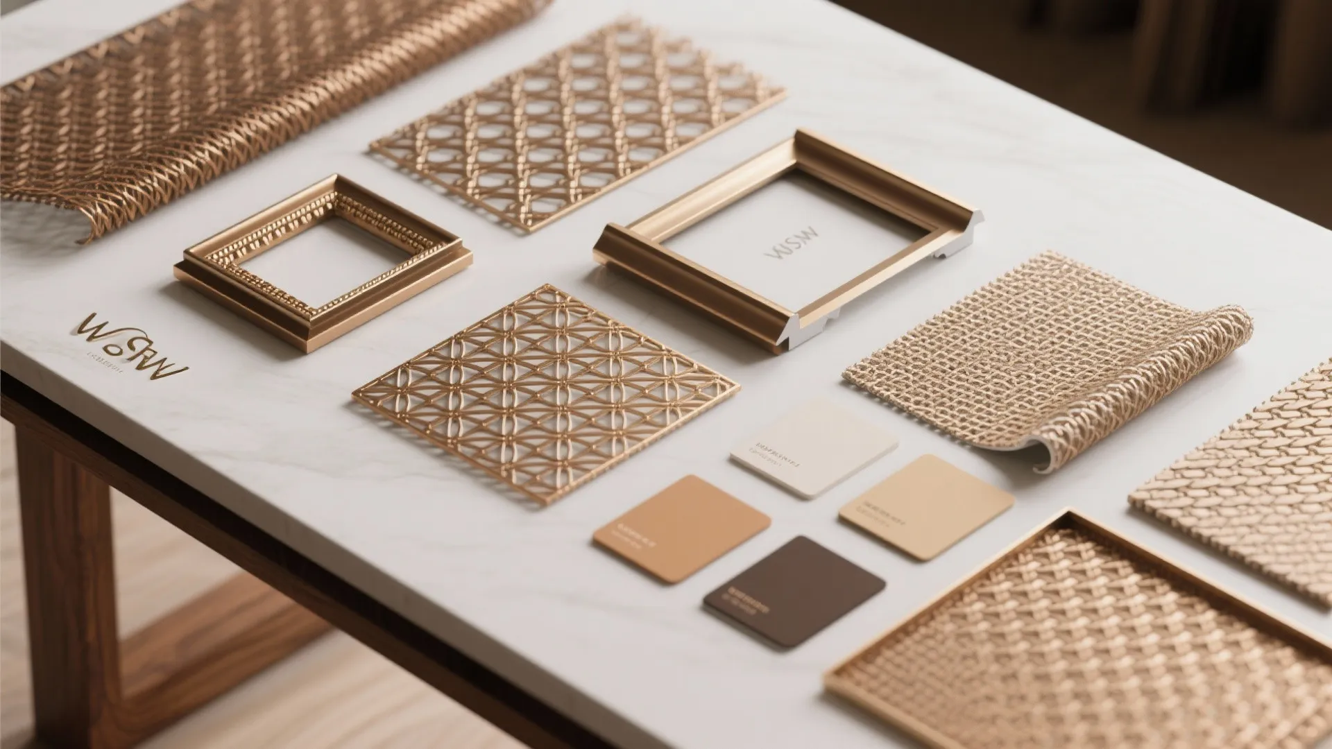 5. Decorative mesh and integrated frame for style