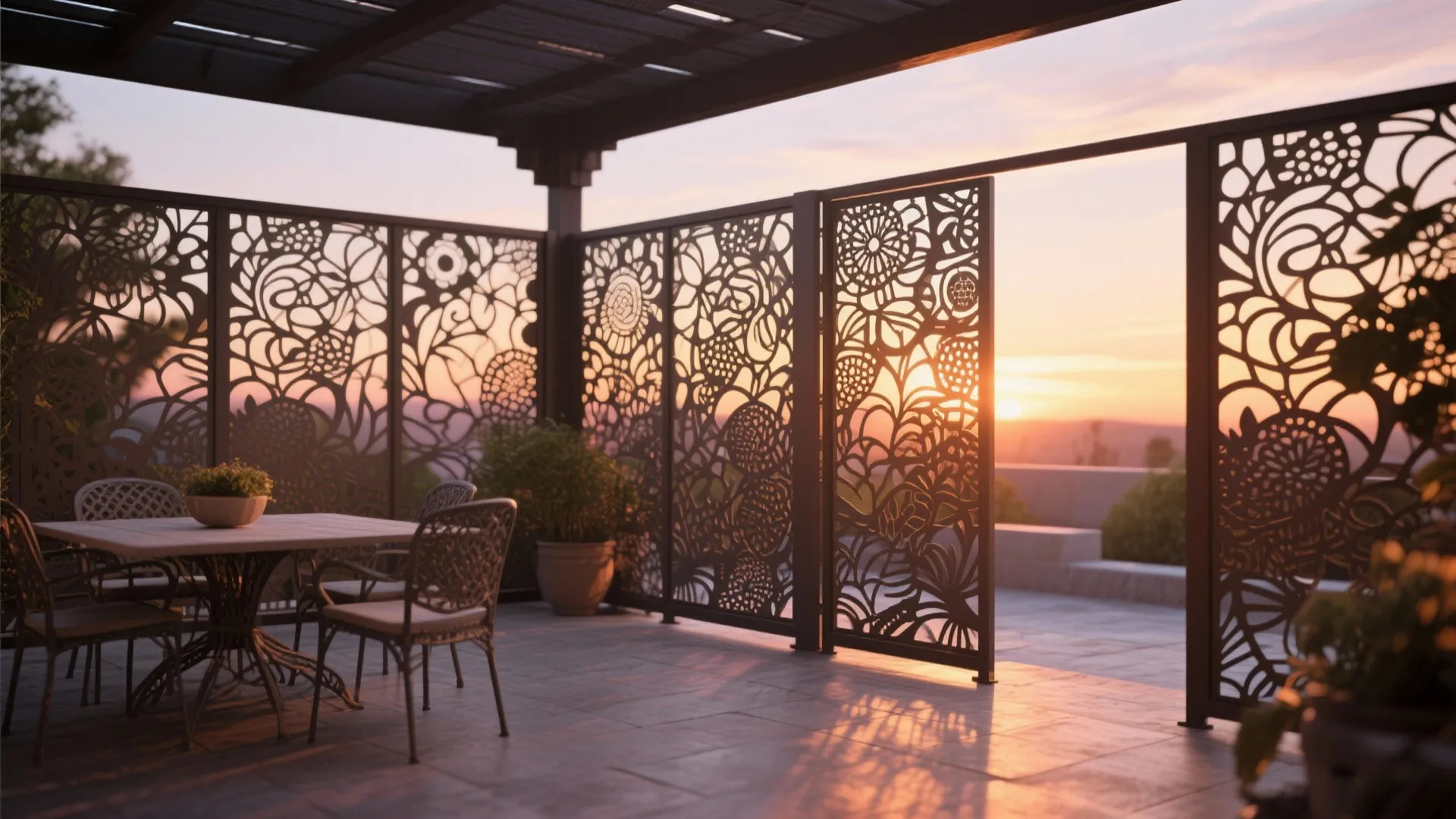 10. Decorative Metal Screens