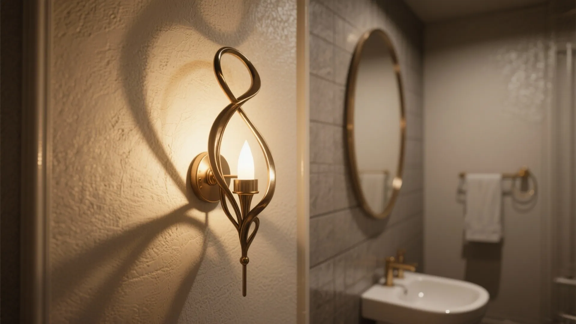 5. Decorative Statement Sconce for Mood