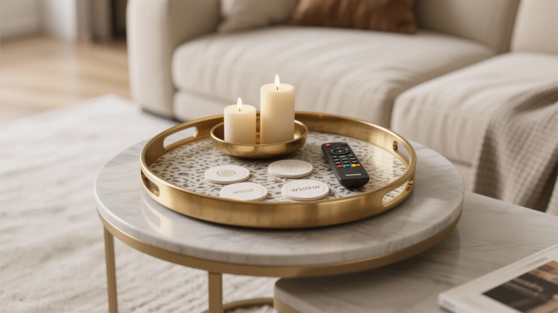 3. Decorative Tray for Organization