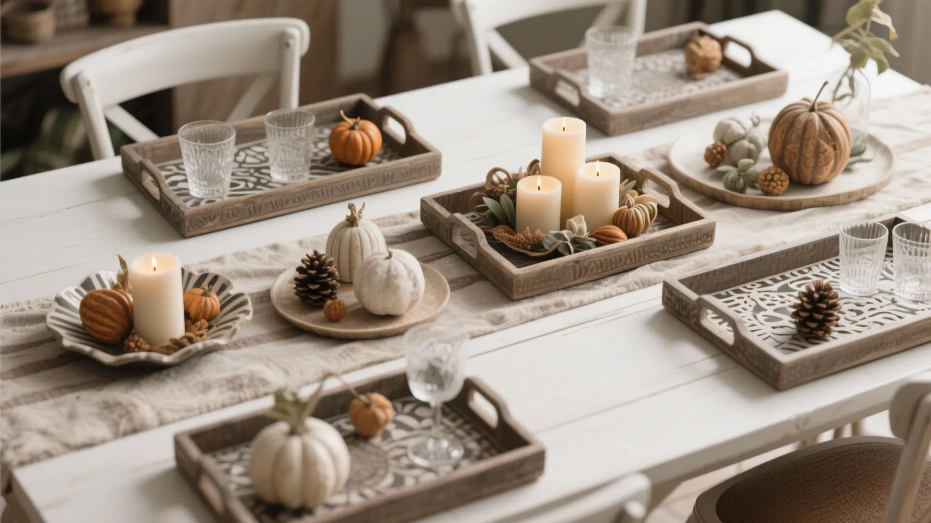 10. Rotate Decorative Trays