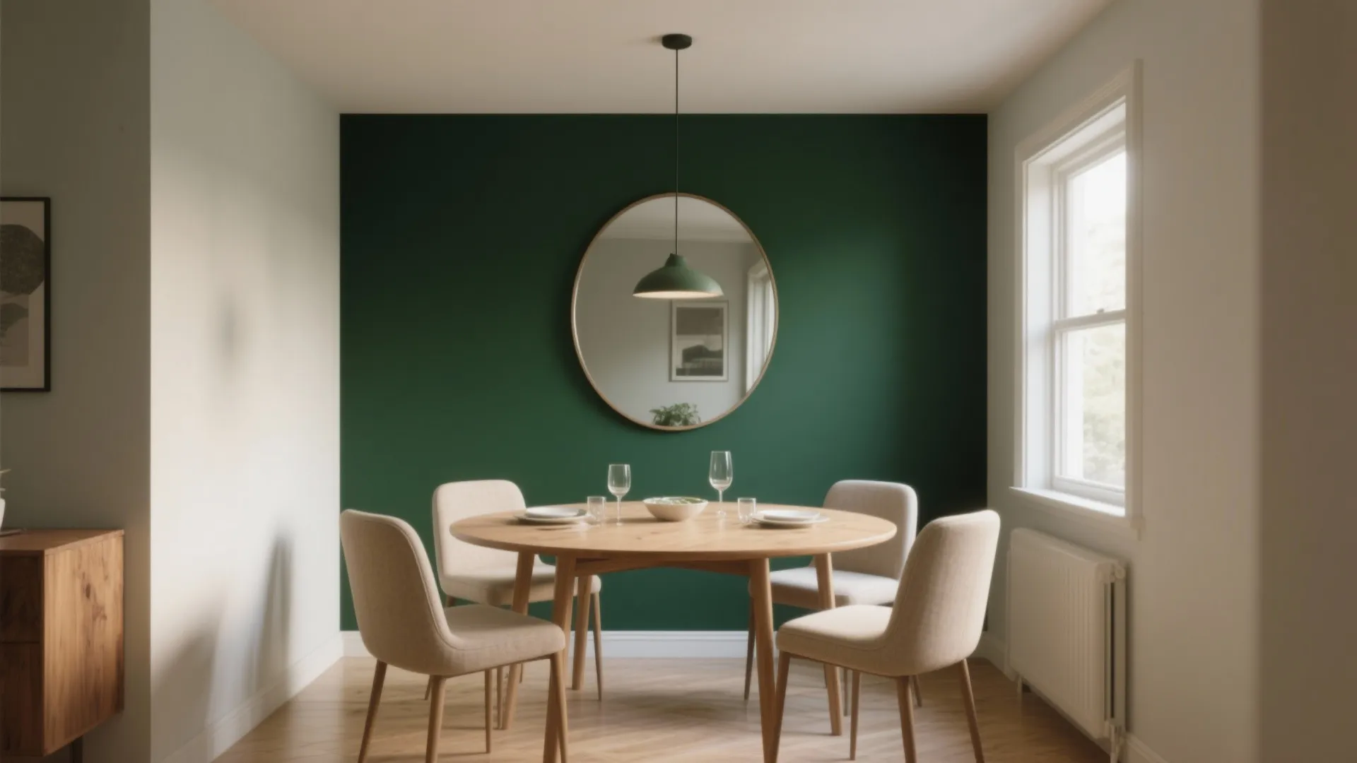 1. Deep single-color accent