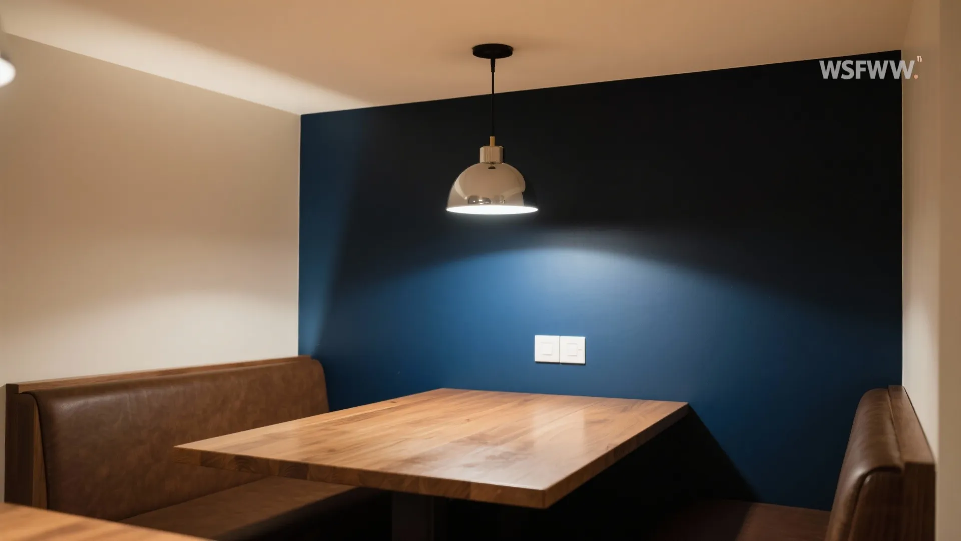 2. Deep Accent Wall for Intimacy