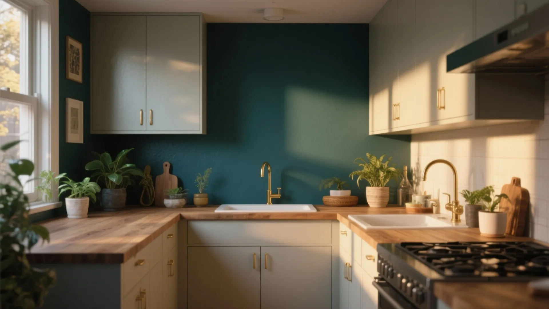 2. Deep accent wall for surprising depth