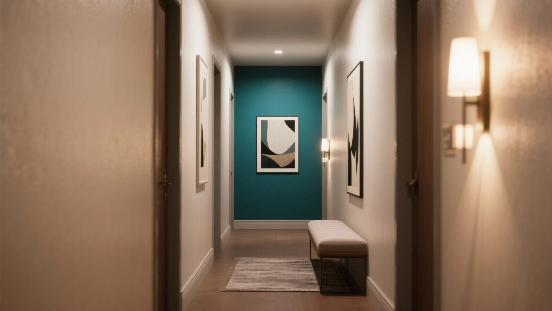 2. Deep Accent on One Wall