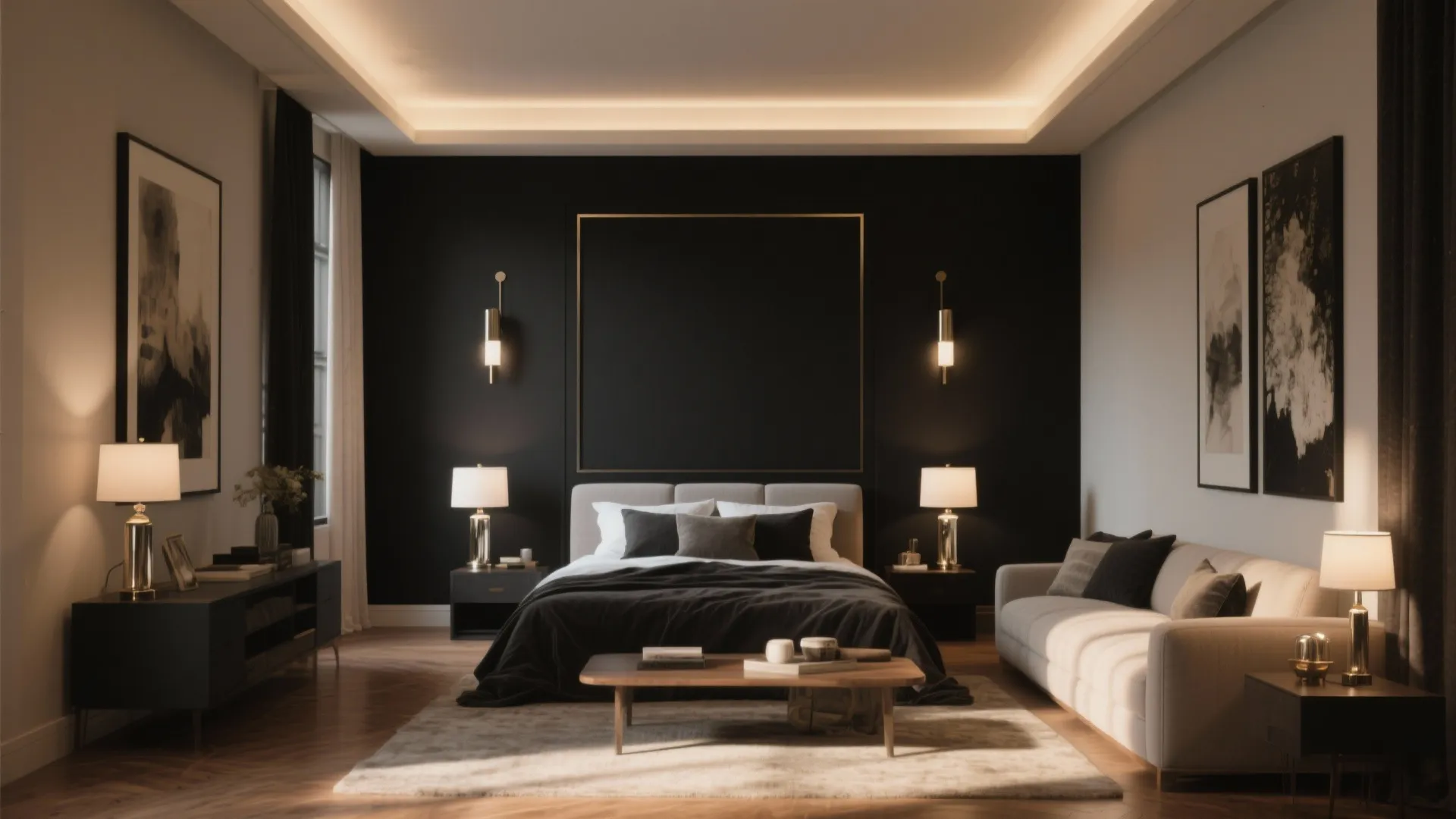 Black Paint Wall: 5 Bold Design Ideas: How I use black walls to make small spaces feel curated, cozy, and surprisingly bright