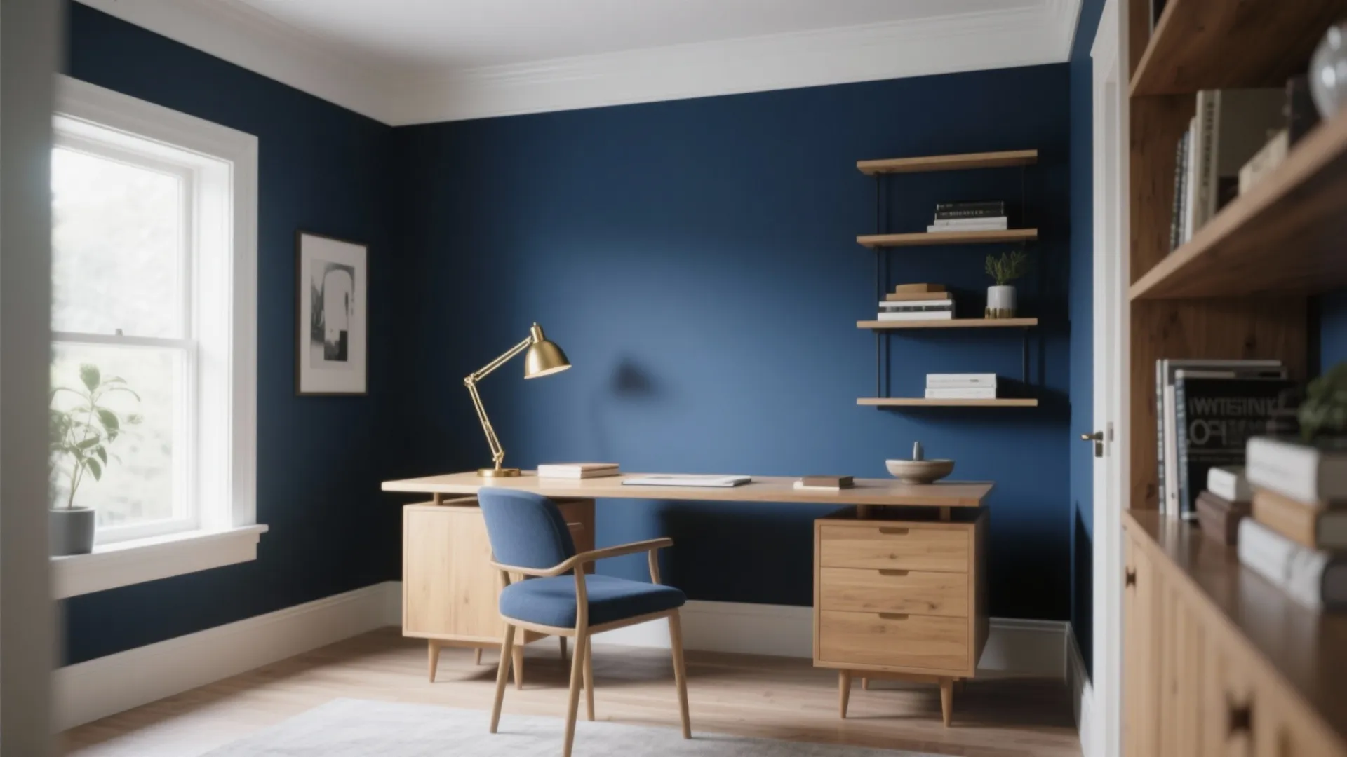 Deep Blue for Sophisticated Calm