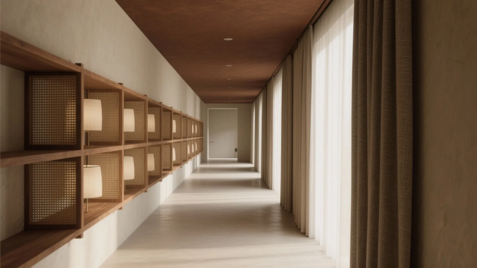 Ceilings in Deep Hues to Re-Shape Volume