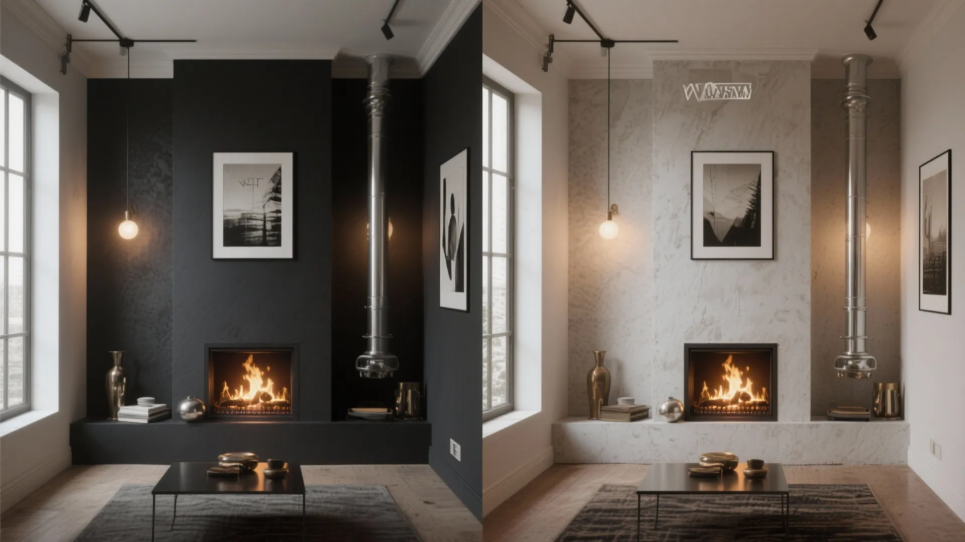 4. Deep Charcoal as a Sophisticated Backdrop