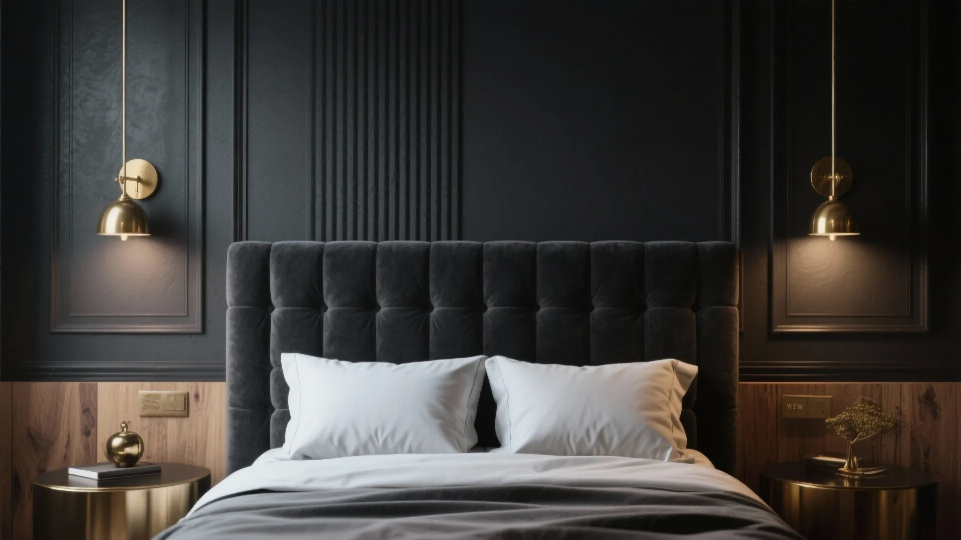 4. Deep Charcoal for Dramatic Accent Walls