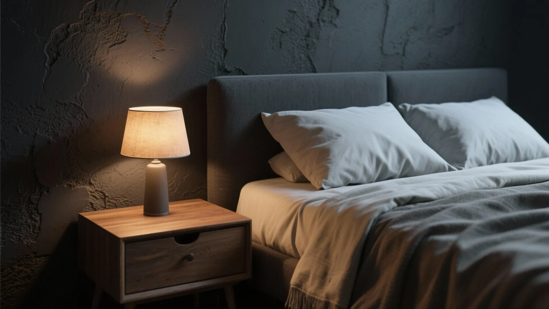 1. Deep Charcoal for a Moody Retreat