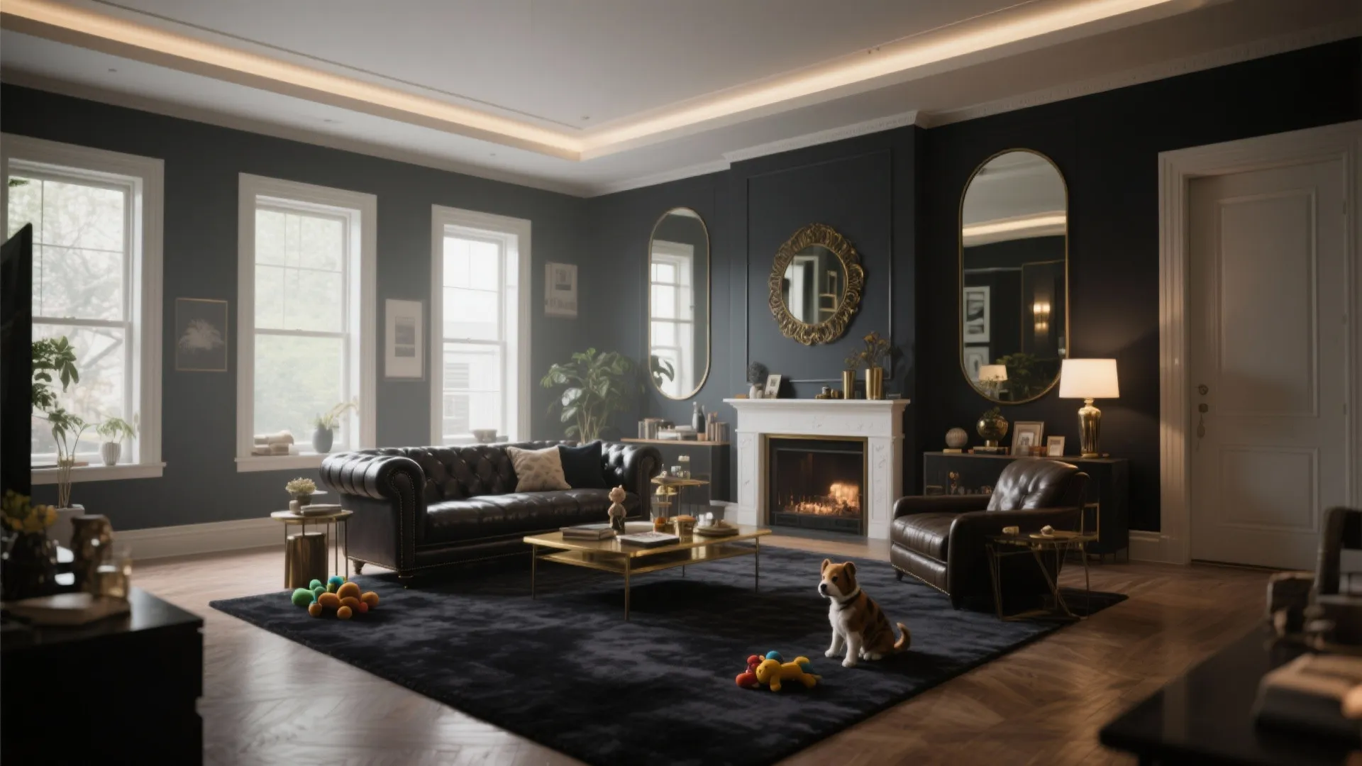 3. Deep Charcoal (dramatic and practical)