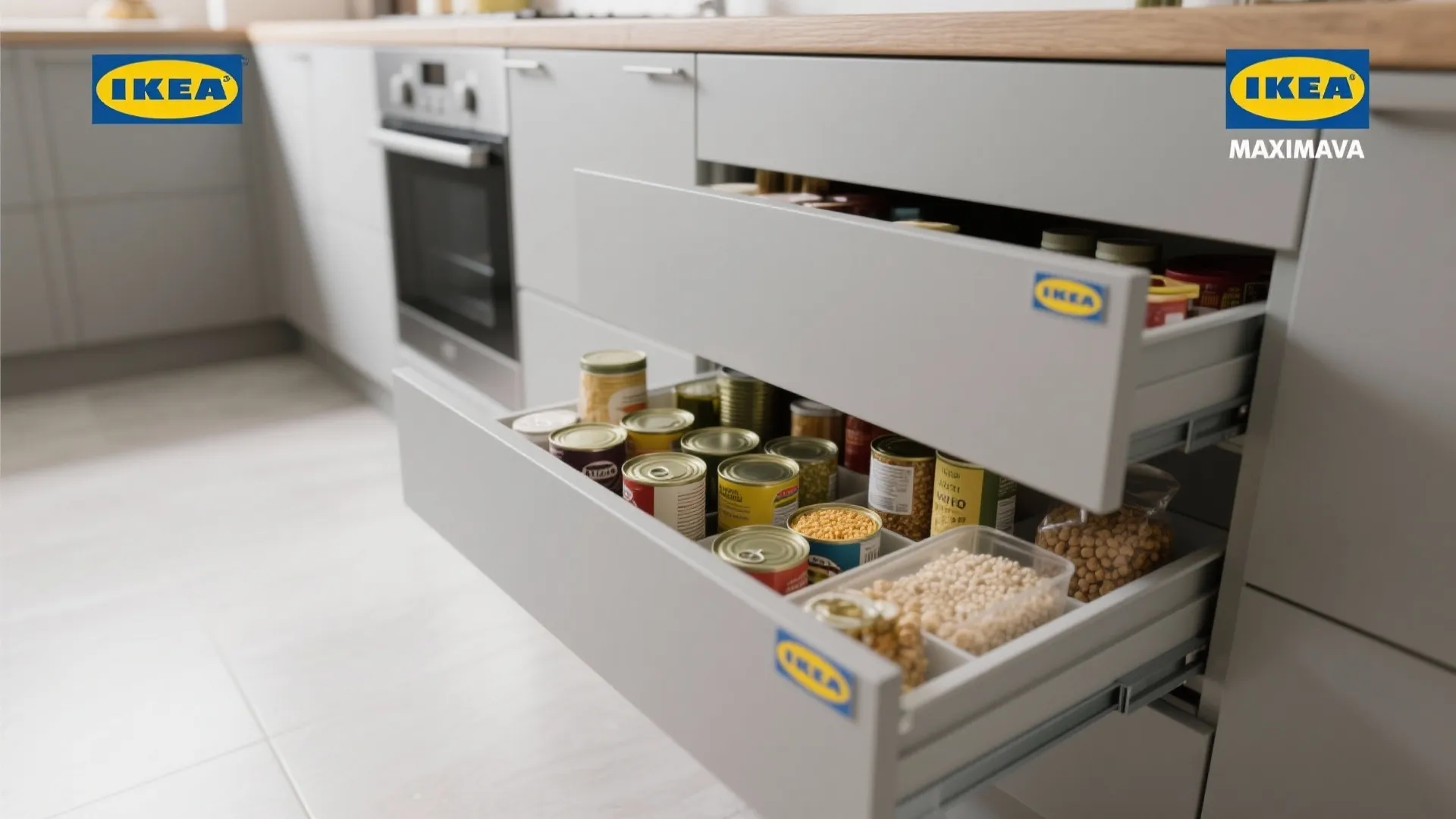 9. Deep Drawer Pantry