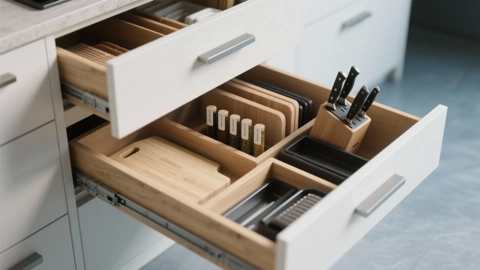 Deep Drawers, Inserts, and Zone Labels
