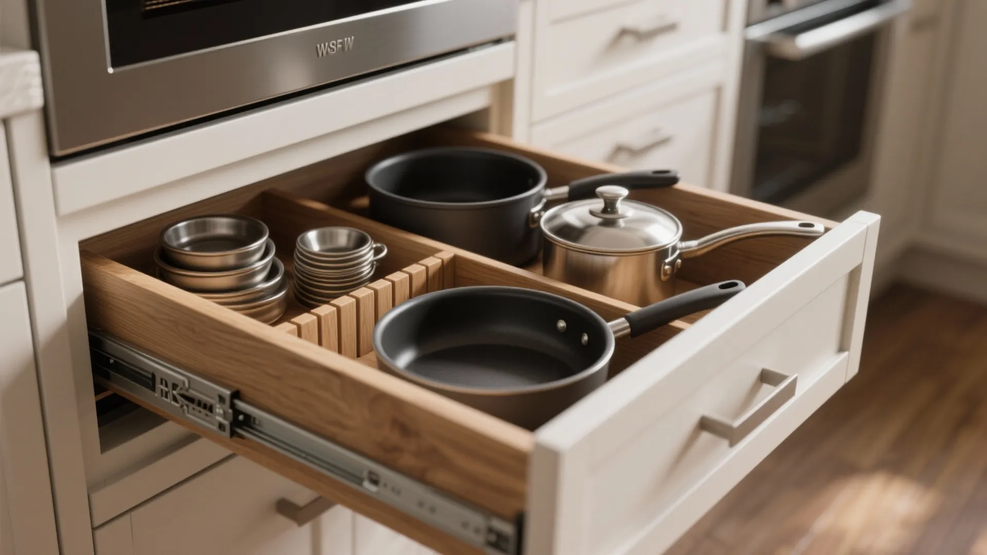 Opt for Deep Drawers Instead of Shallow Doors