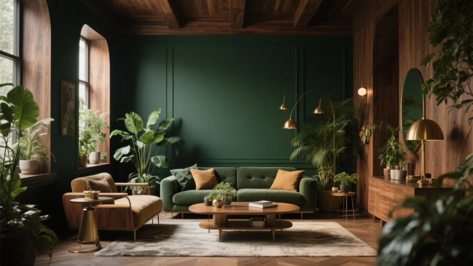 2. Deep Forest Green for Drama