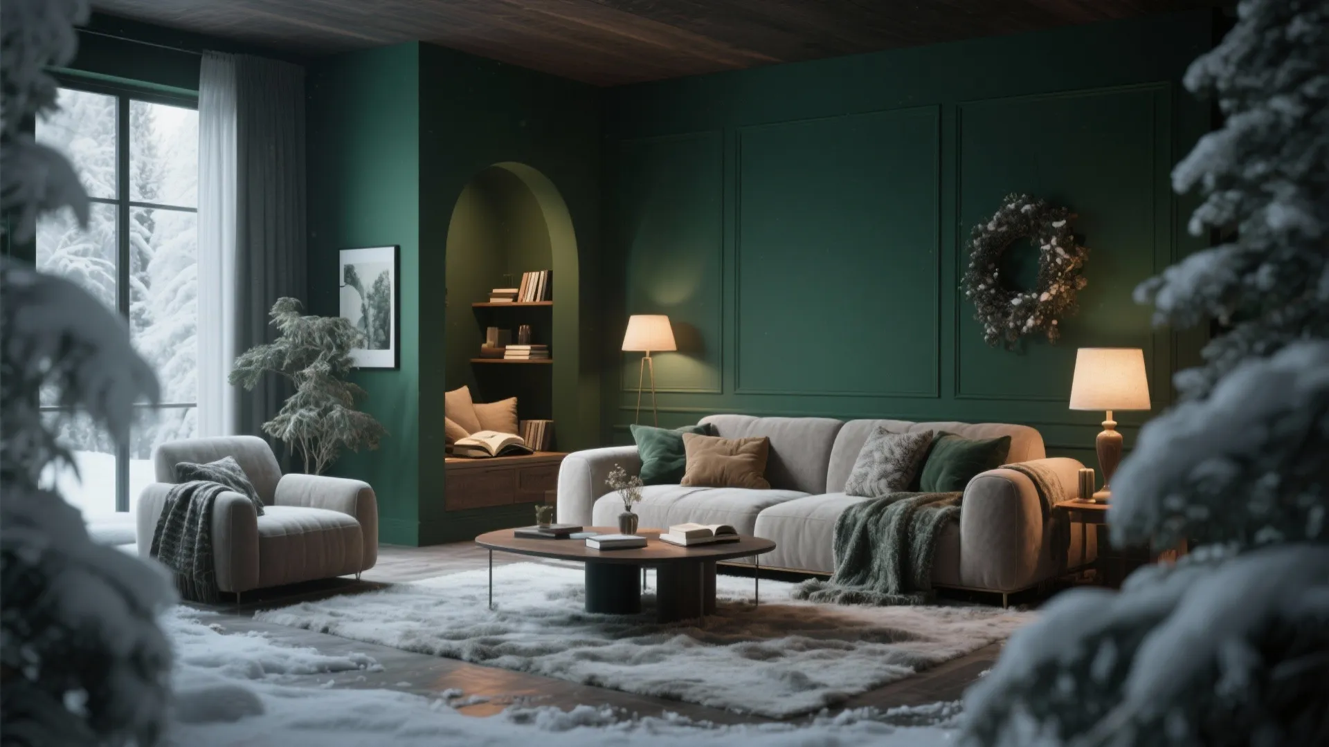 8. Accent Walls in Deep Hues