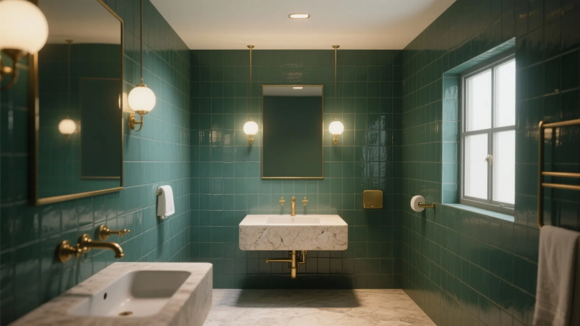 Deep Greens and Blues for Cozy, Calming Corners