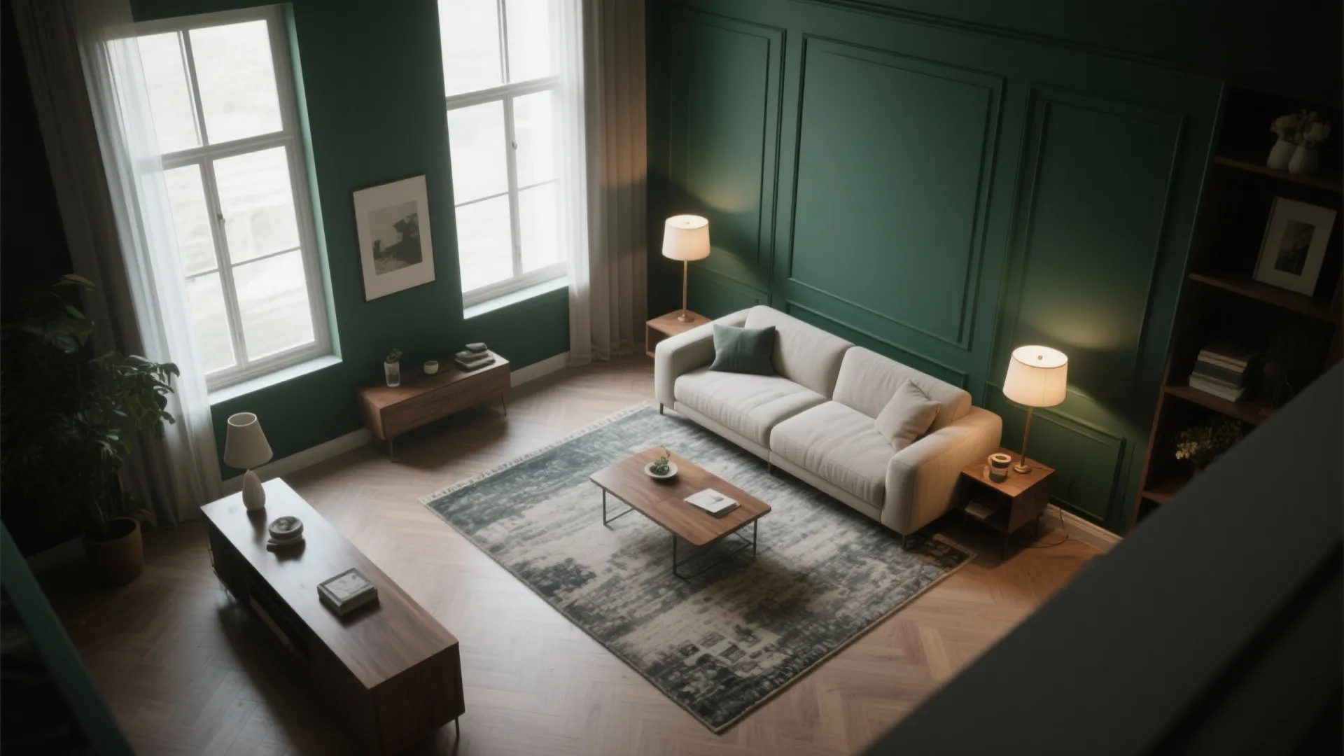 3. Deep Moody Greens