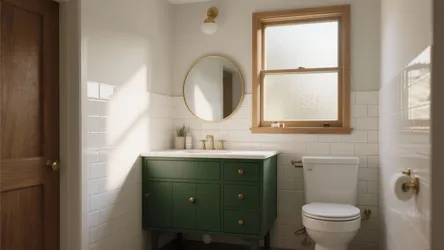 5 Green Vanity Bathroom Ideas