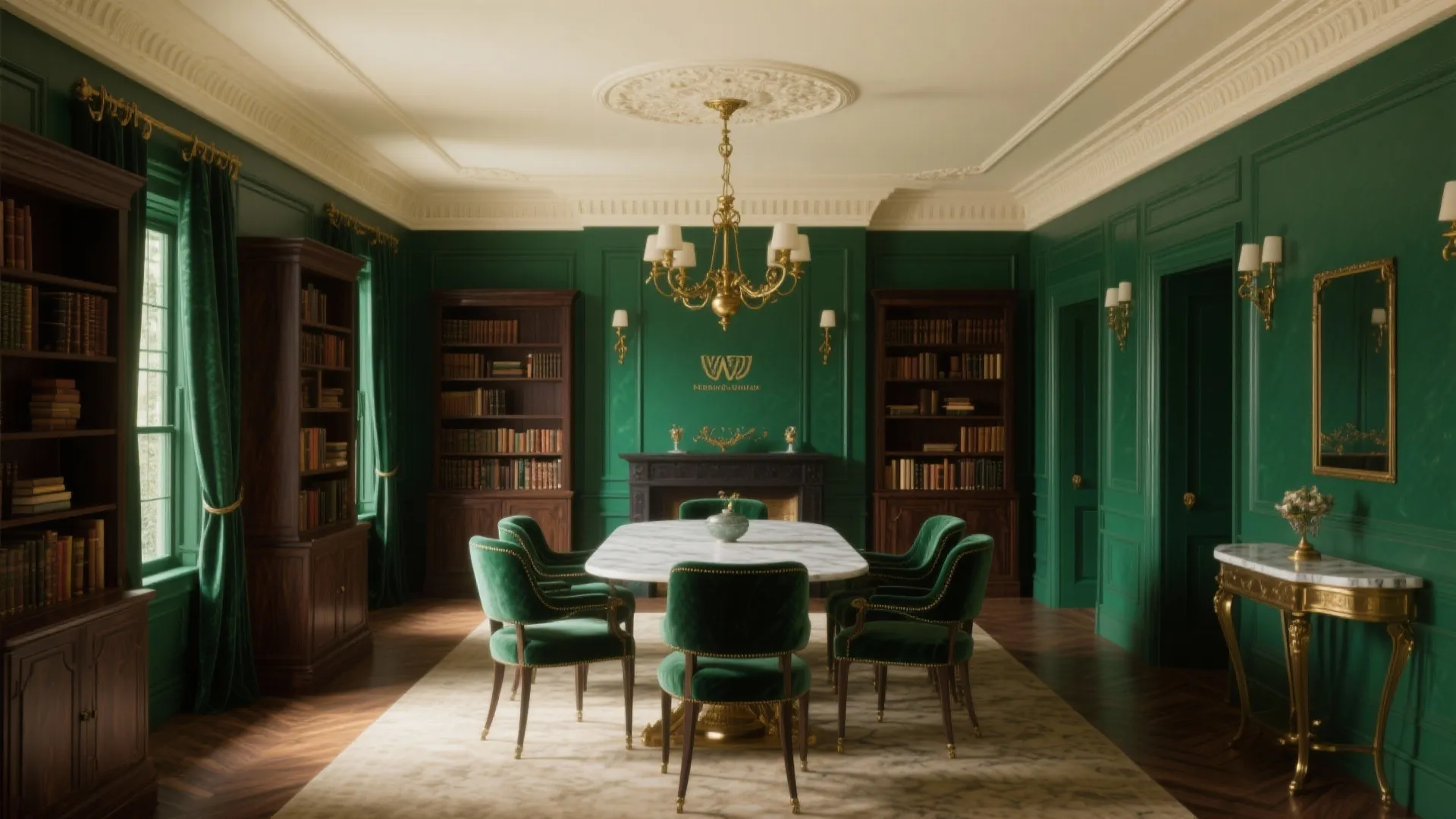 1. Deep Jewel Greens — Regal but Grounding