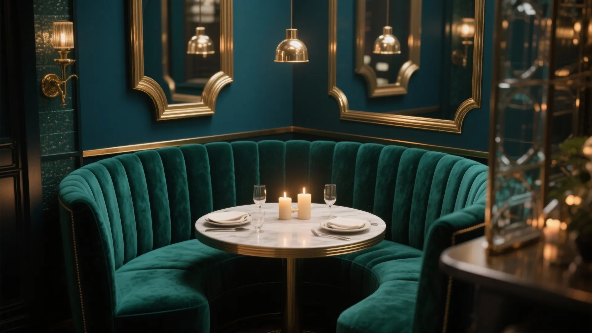 2. Deep Jewel Tones for Intimate Evenings