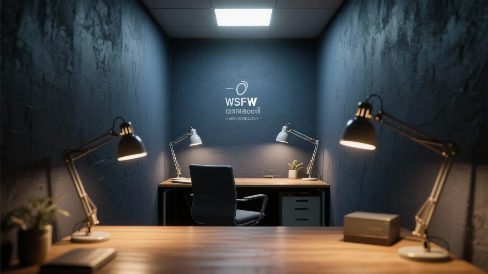 4. Deep Moody Hues for Focused Work