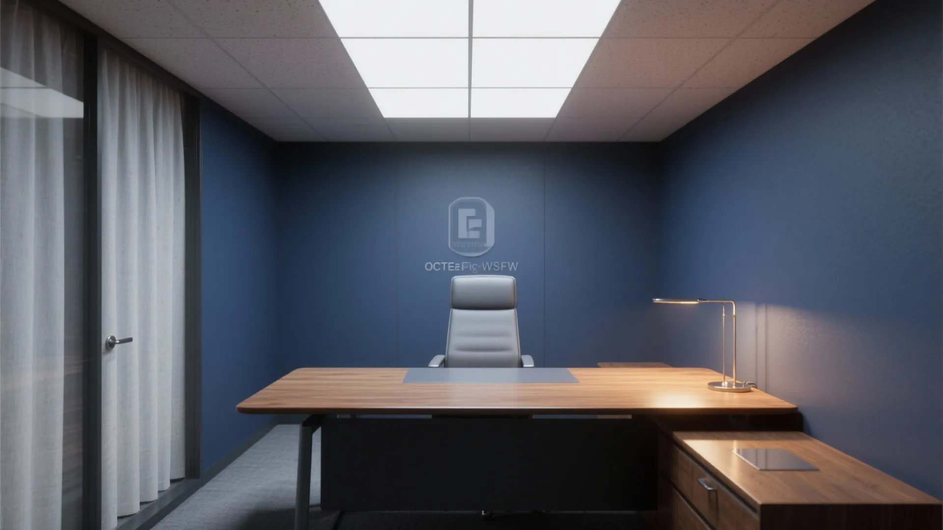 5. Deep Blues and Inky Hues for Private Workrooms