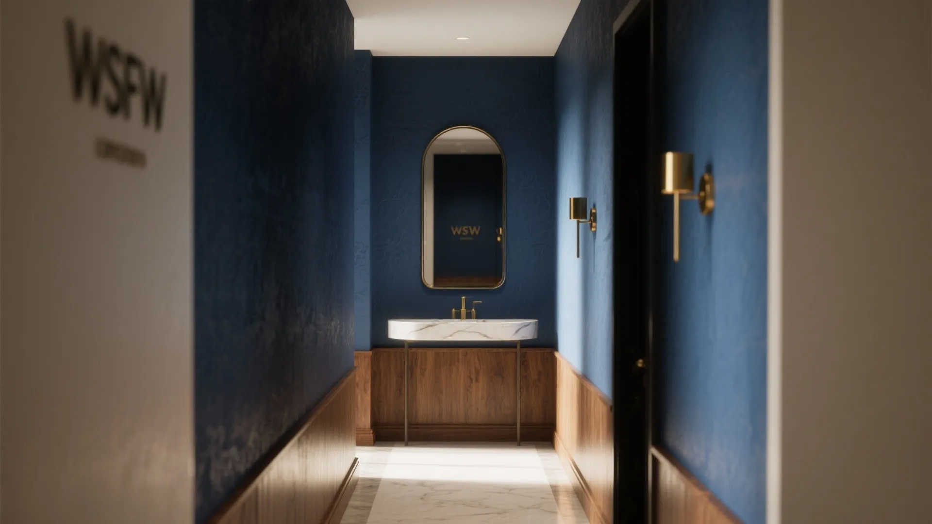 Deep Navy Accents for Instant Architecture