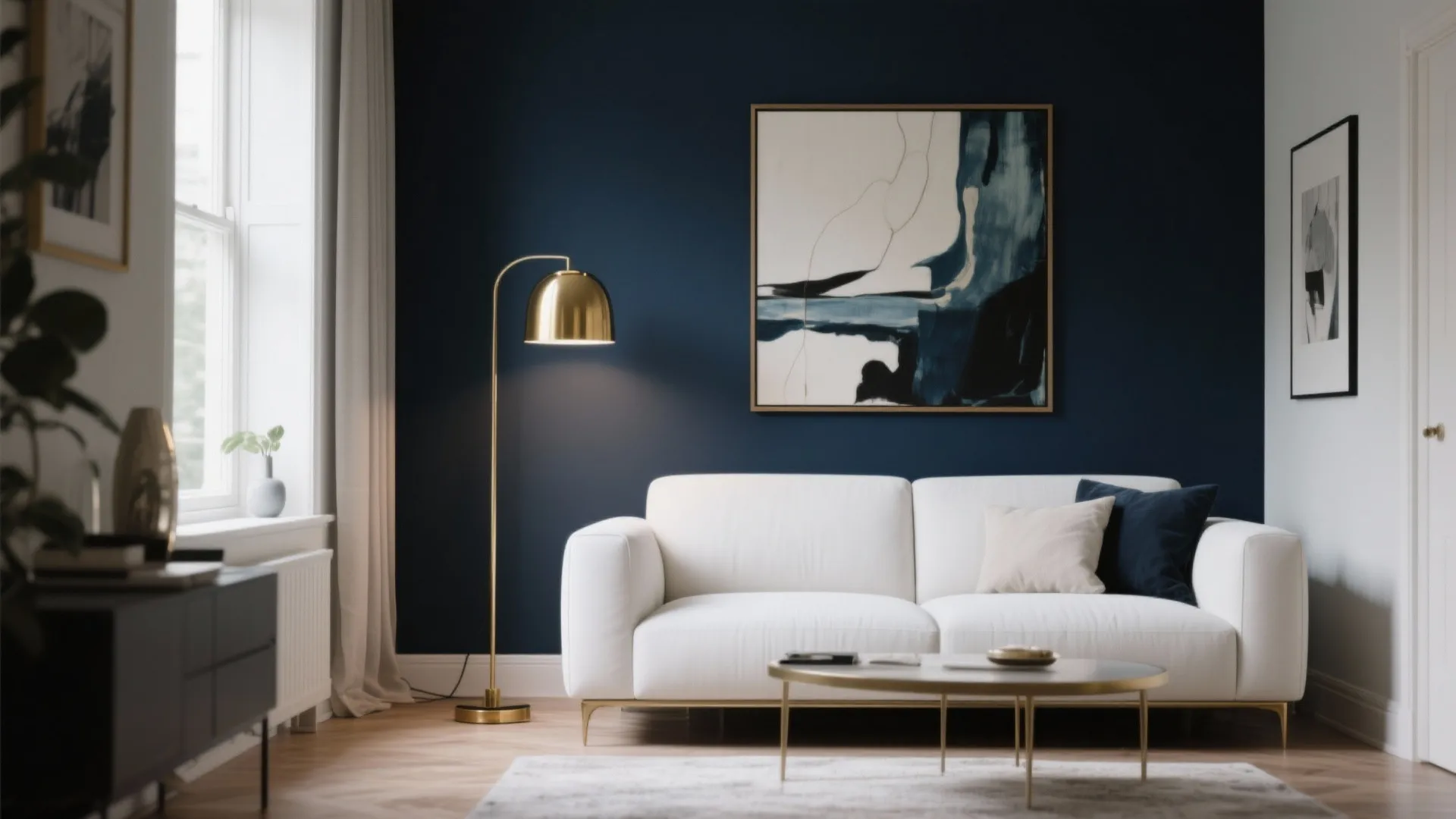 3. Deep Navy for Dramatic Contrast