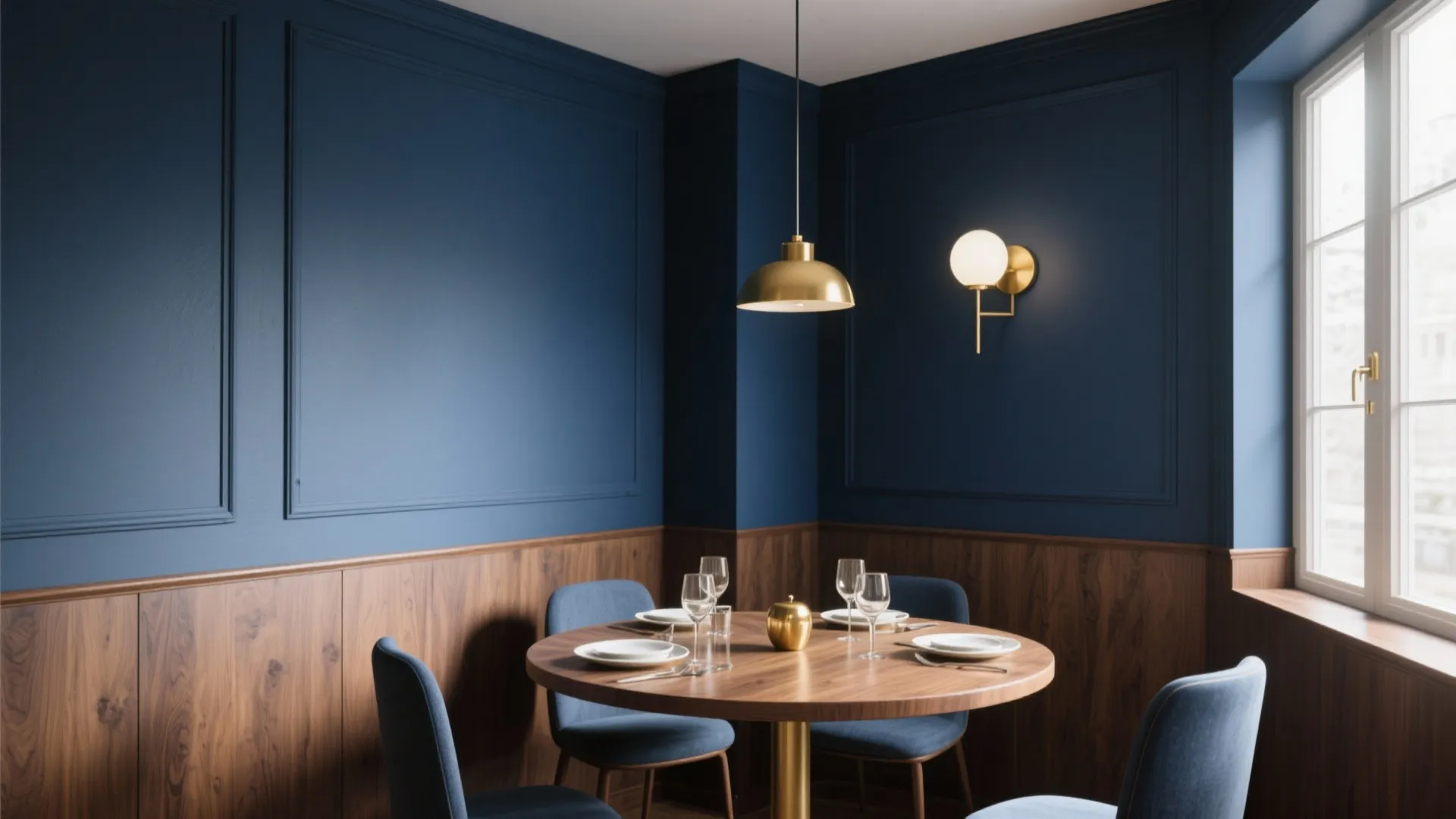 1. Deep Navy Elegance