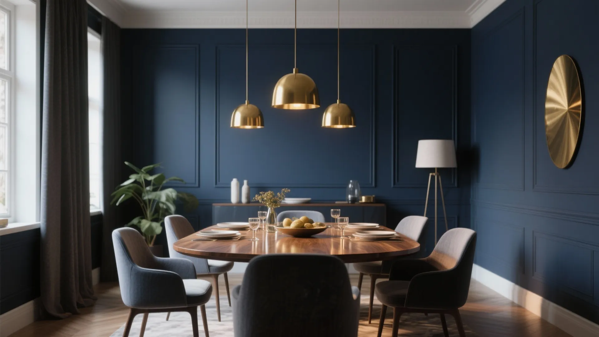 1. Deep Navy Elegance