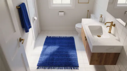 Blue Bathroom Rug Ideas — 5 Cozy Inspirations