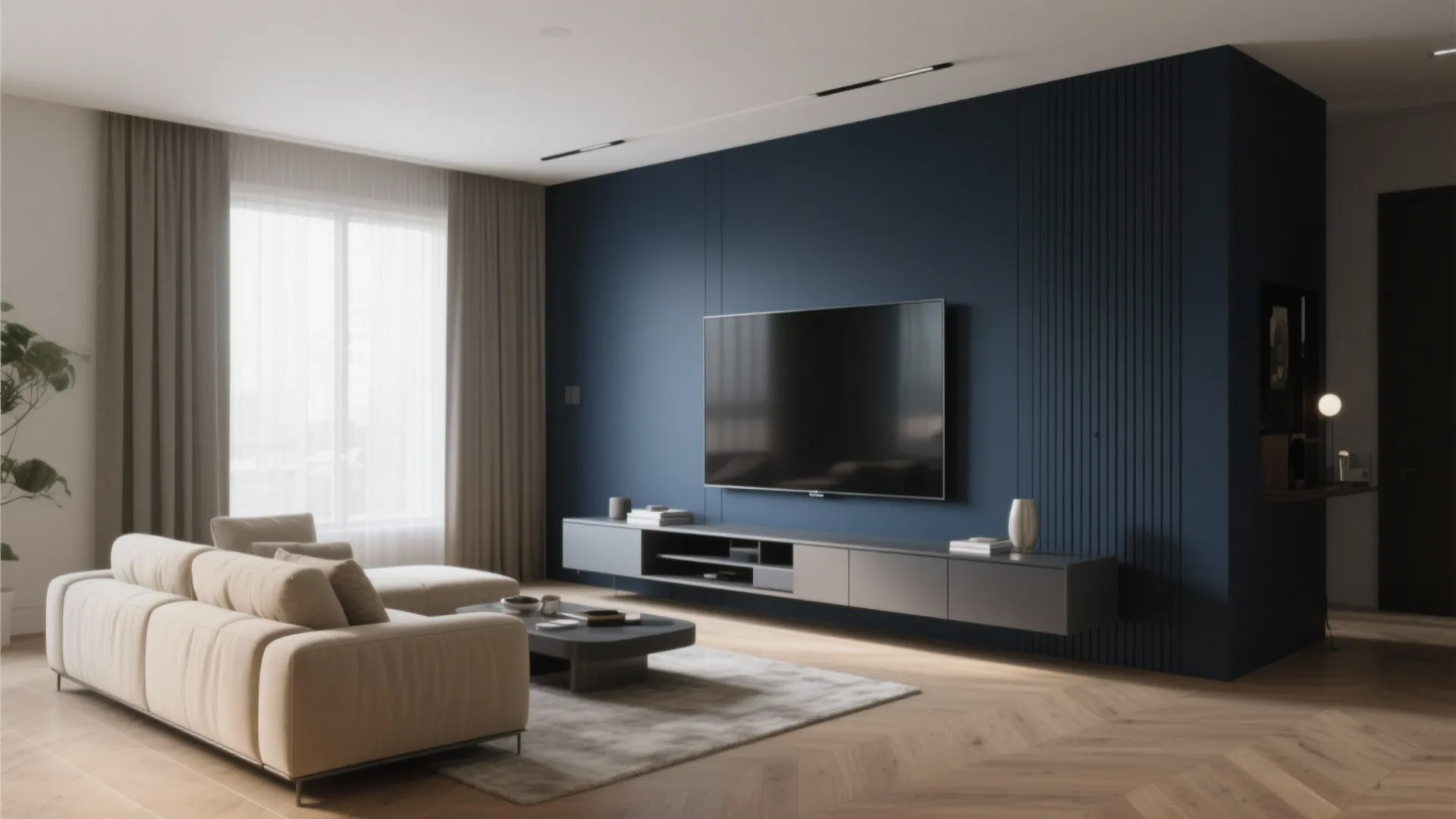 1. Deep Navy Elegance