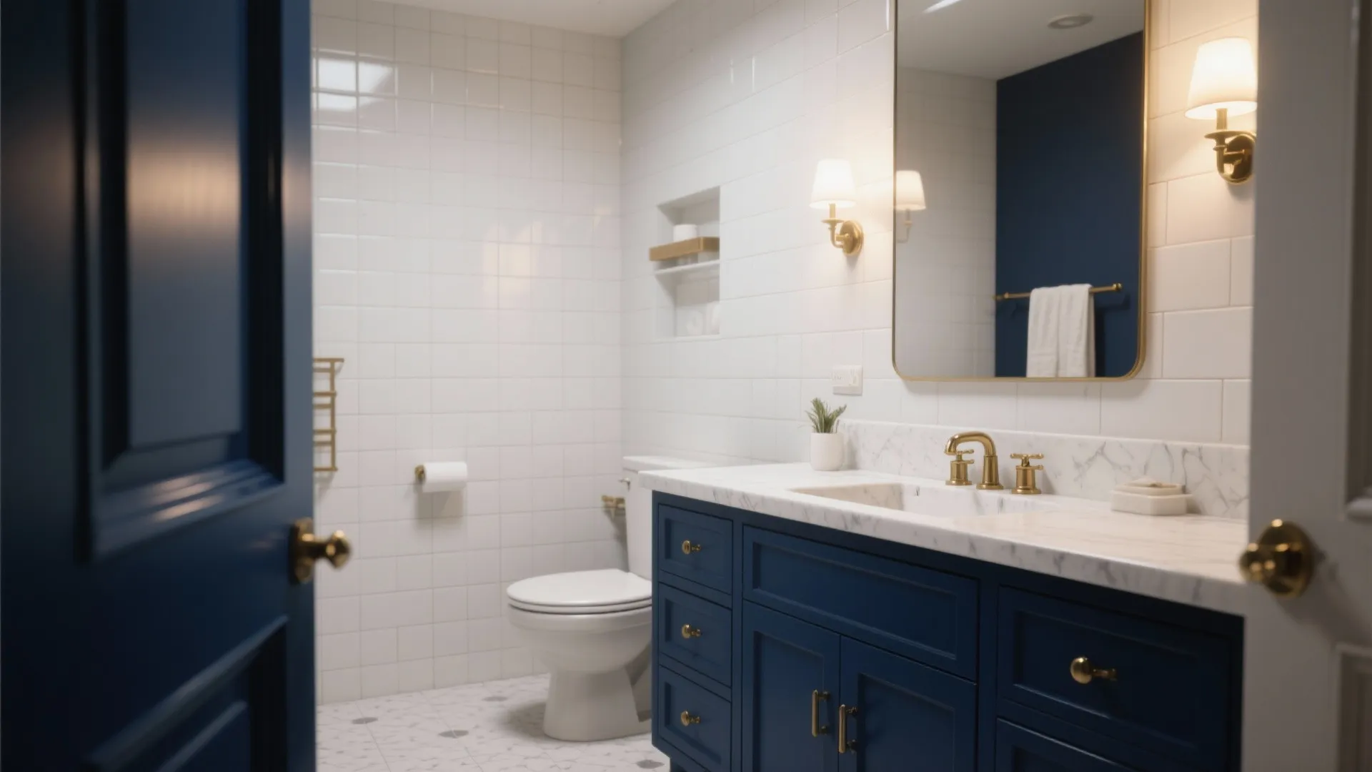 2. Deep Moody Blues for a Luxury Touch