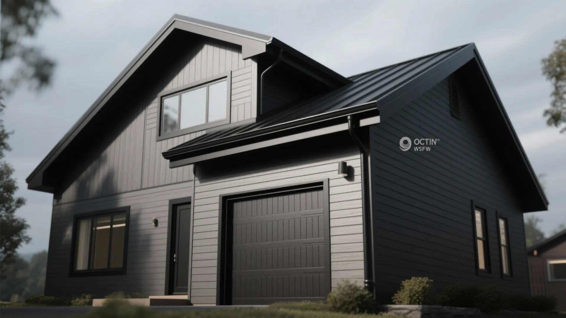 2. Deep Olive with Dark Trim: Sophisticated Contrast