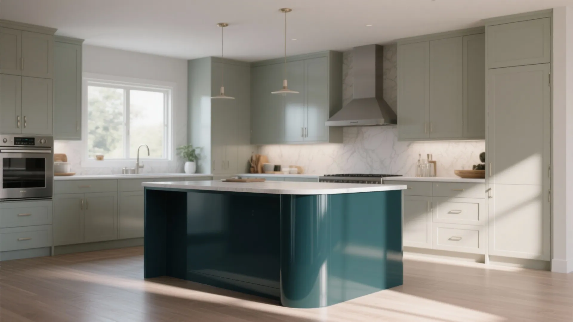 2. Deep Satin for Statement Islands