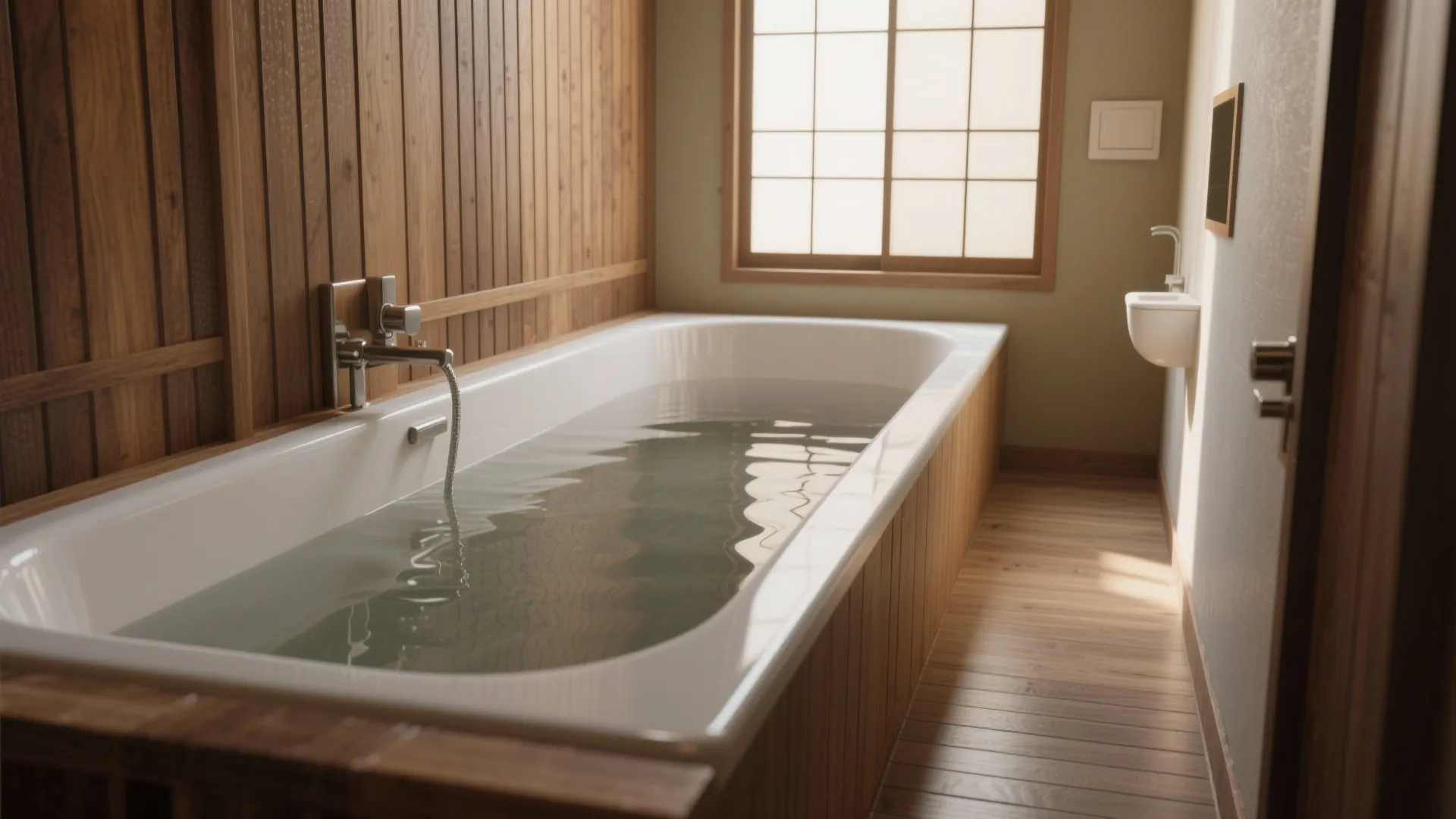 1. Deep, narrow soaking tubs (Japanese-style)