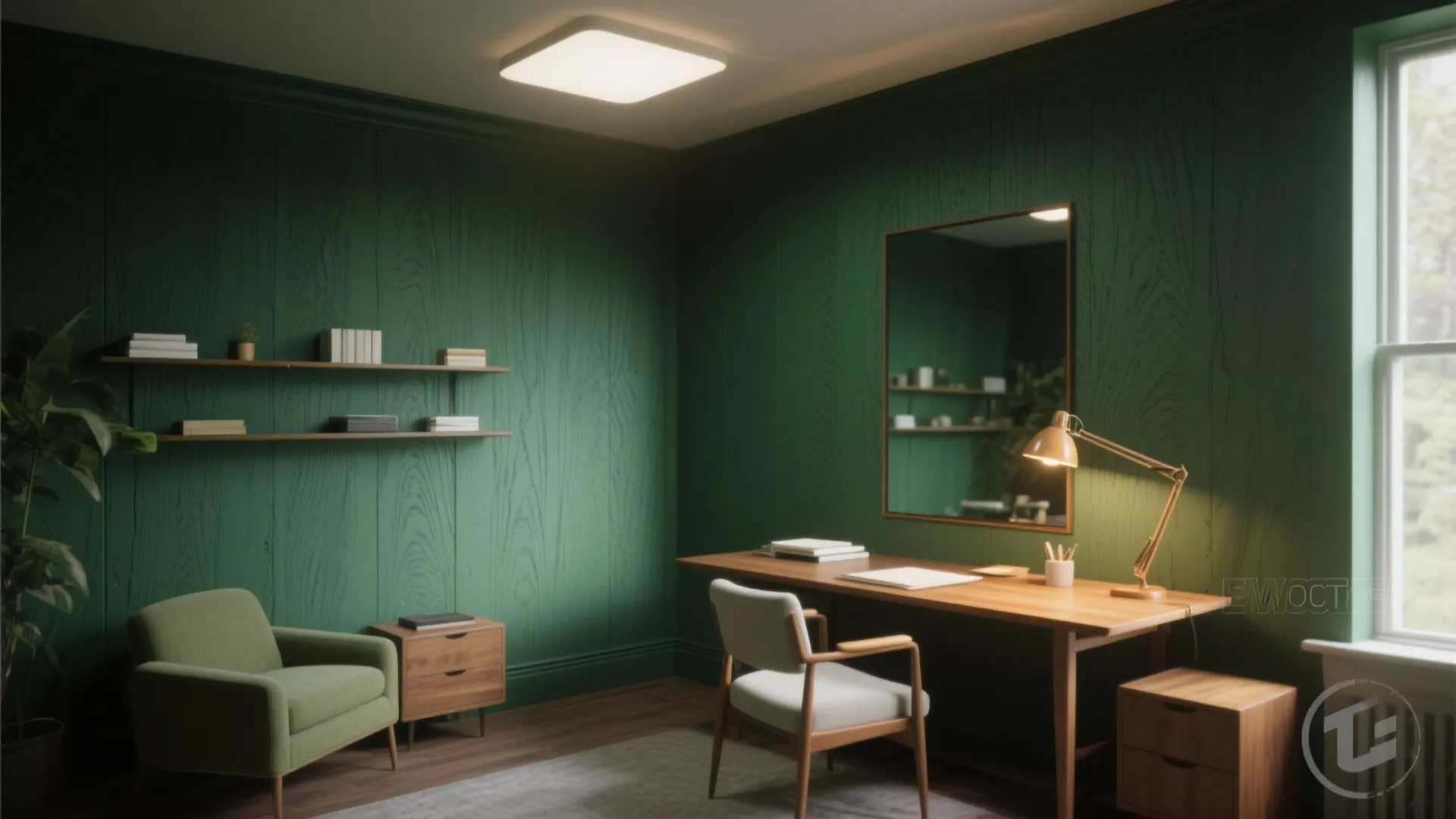 Deep Forest in a Study: Cozy but Not Claustrophobic