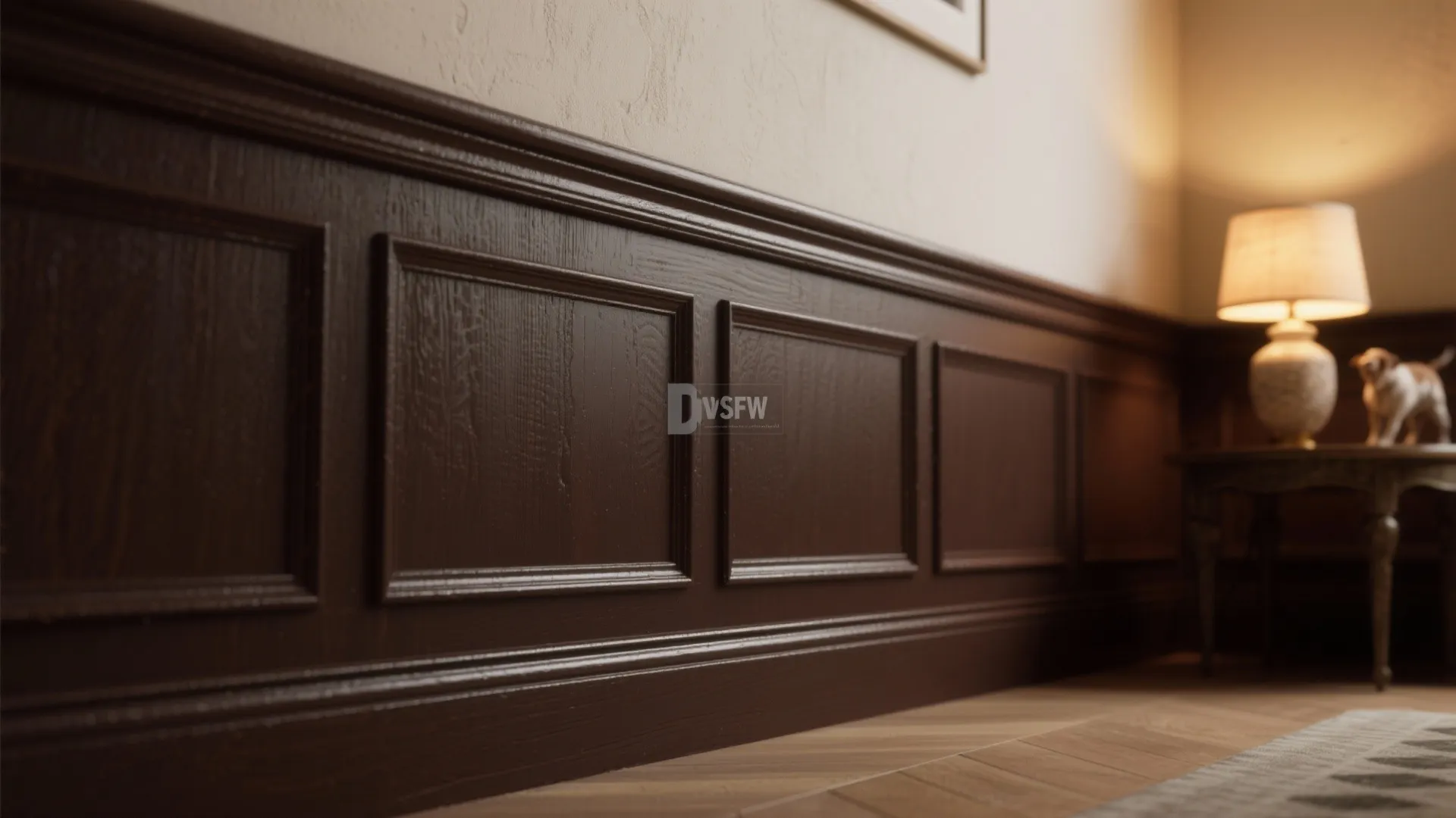 4. Deep Chocolate on Trim: Unexpected elegance