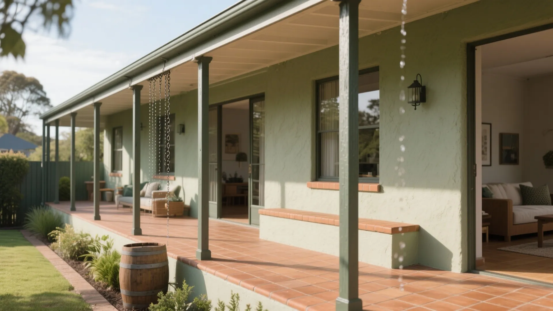 [Section: Inspiration 2] Deep verandah as thermal buffer