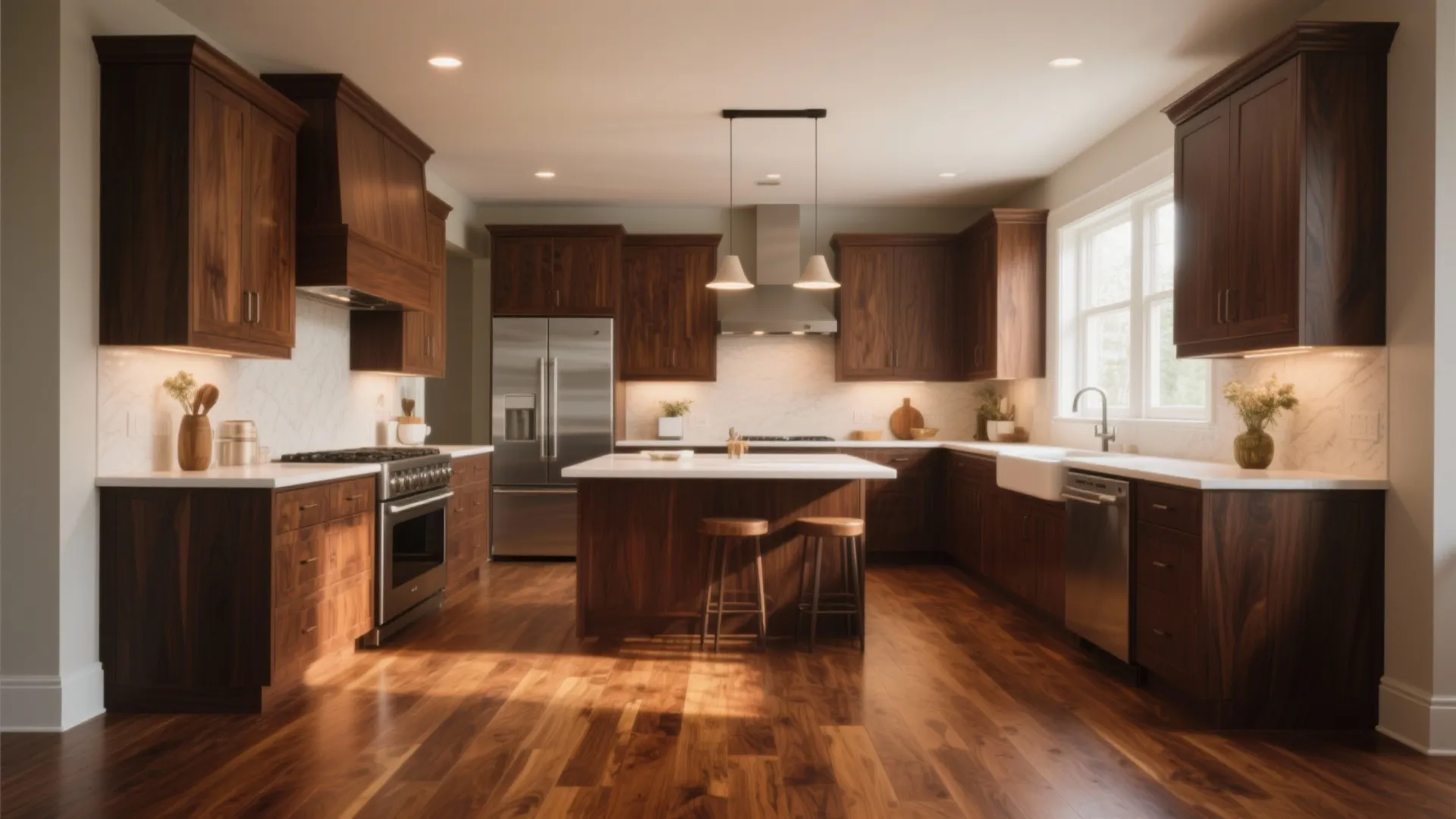 3. Deep Walnut Hardwood